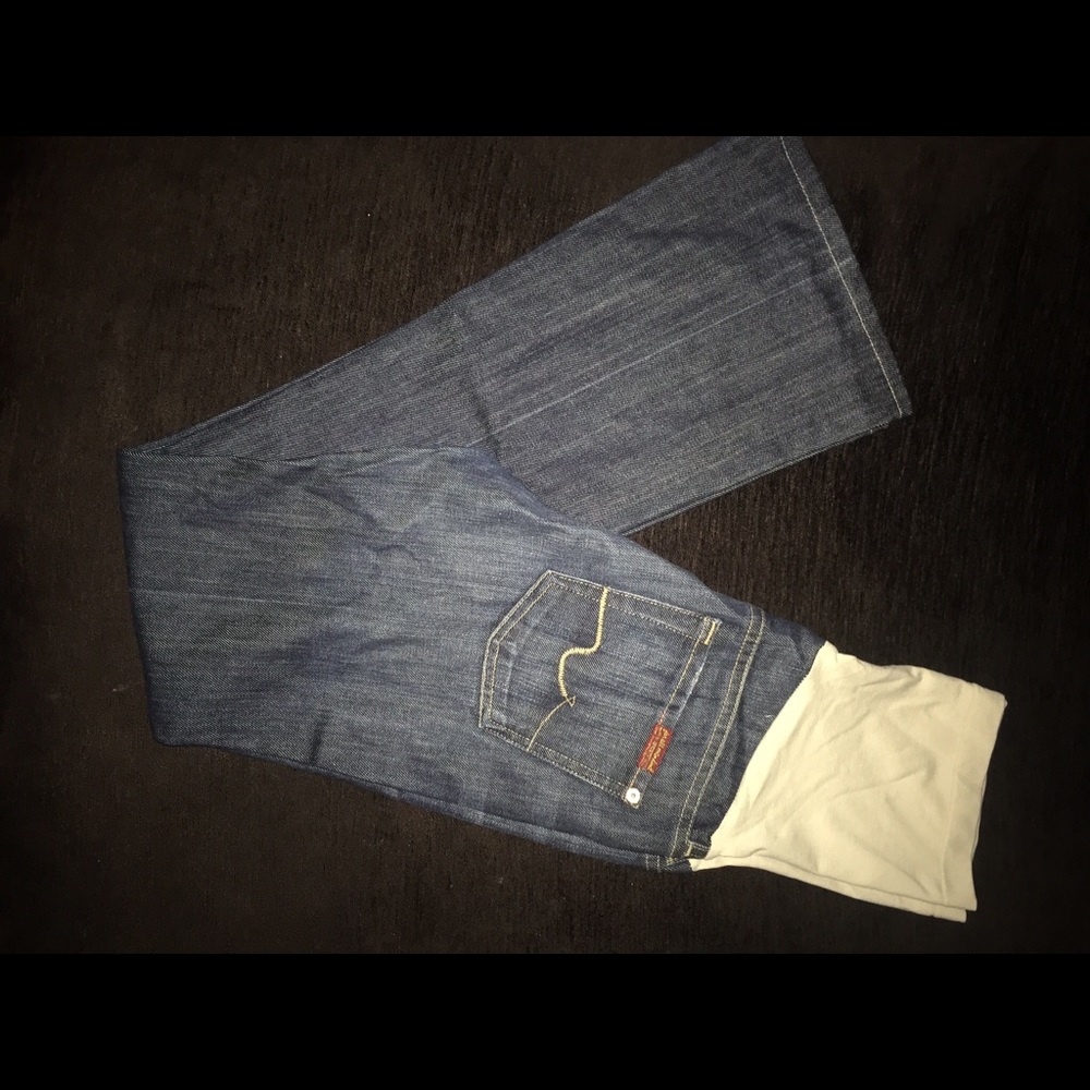 7 For All Mankind Bootcut Maternity Jeans